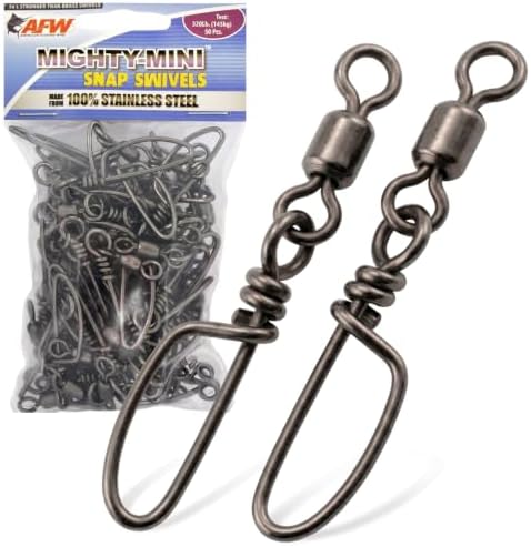 AFW Mighty-Mini Wire Fishing Swivels by AFWFishingBrands