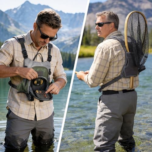 QualyQualy Tenkara Fly Rod Combo Beginner Kit, Tenkara Fishing Rod in 8.7ft/10.6ft/11.6ft 24T Fly Fishing Kit with Telescopic Fly Rod Flies Tippet and Fishing Chest Bag - Image 2