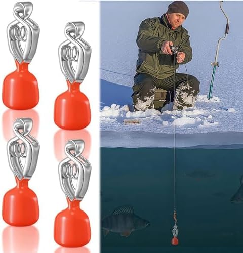 Ice Fishing Depth Finder Clip-on with Fluorescent UV Coated Gauge - Image 3