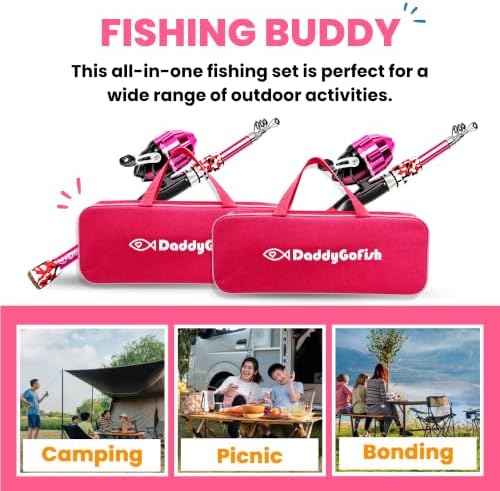 Kids Fishing Pole for Boys, Girls & Youth Age, Toddler Fishing Pole Set Kit - Image 6