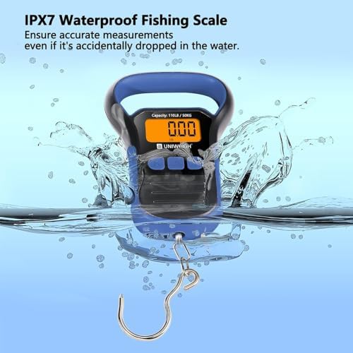 UNWEIGH Fishing Scale with Lip Gripper,Waterproof Hanging Scale,60 in Ruler - Image 7