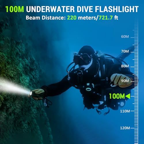 Wurkkos DL30 Dive Light Rechargeable, 3600 Lumens Bright Scuba Diving Light - Image 6