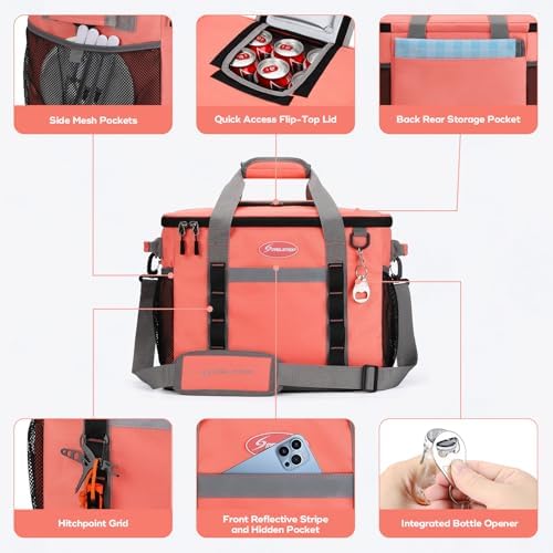 Maelstrom Soft Cooler Bag, 35/55/75 Can Beach Cooler with Flip-top Access - Image 2