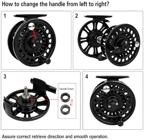 Aventik HVCE Classic III Graphite Large Arbor Fly Reel - Image 5