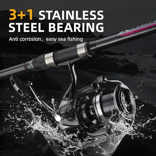 Big Game Surf Spinning Fishing Reel, 44Lbs Max Drag Saltwater Fishing Reels - Image 4