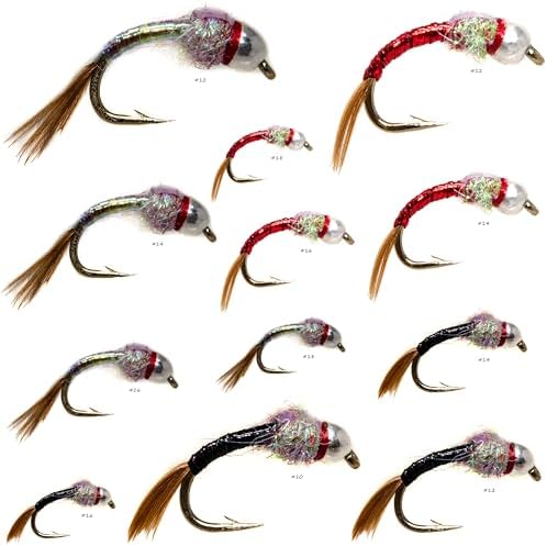 Outdoor Planet 12/24 Fly Fishing Flies Kit Fly Assortment, Dry Flies Wet Flies Streamers Nymphs Flies, Fly Fishing Assortment Kit for Bass Trout Salmon Fishing - Image 2