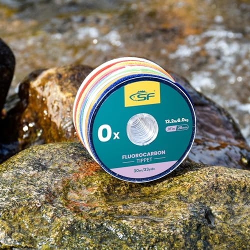 SF Clear Fluorocarbon Fly Fishing Tippet & Leader Line - Image 6