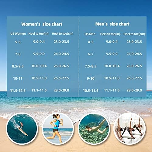 Water Shoes for Women Men Quick-Dry Aqua Socks Swim Beach Outfits Barefoot - Image 7