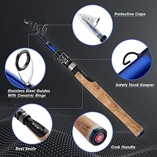 EOW XPEDITE PRO Telescopic Fishing Rods, Spinning & Casting Poles - Image 2