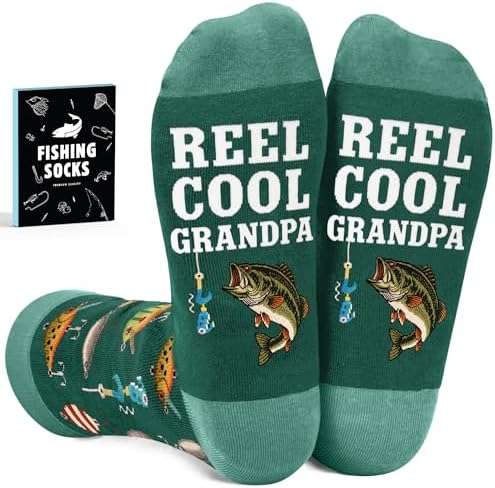 Fishing Gifts, Hunting Gifts for Men - Deer & Duck Hunting Accessories, Fly Fishing Accessories - Father Day Gift by SOCKJAR
