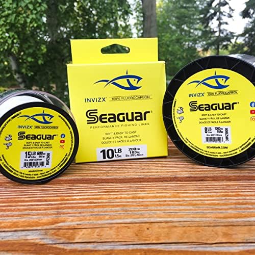 Seaguar InvizX Multi-Species Fishing Line for Casting, Live Bait, Freshwater, 100% Fluorocarbon, Clear, Multiple Sizes - Image 3
