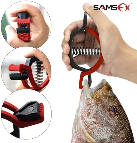 5.3'' Fish Lip Gripper, Digital Scale Hook Non-Puncture Replacement Clamp - Image 3