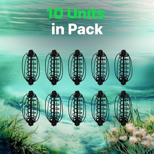 10pcs Spring Fishing Feeder Carp Сrucian Bream Tackle Cage - Image 3