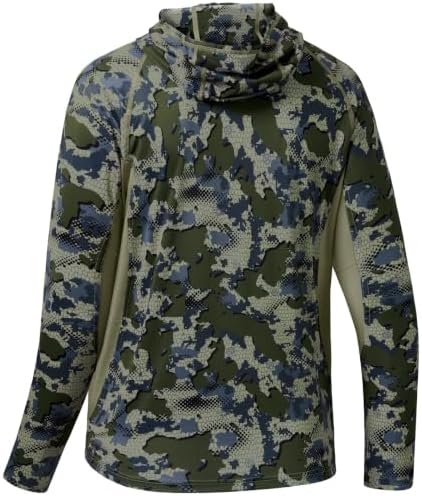 BASSDASH Men's UPF 50+ Camo Long Sleeve Hunting Fishing Hoodie Shirt - Image 3
