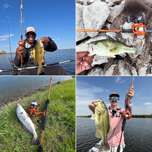 KastKing Lethal Blaze Twin-Tip Fishing Rod and Reel Combo - Image 2