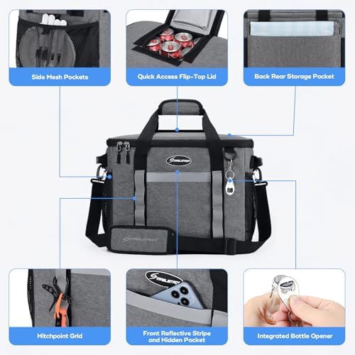 Maelstrom Soft Cooler Bag, 35/55/75 Can Beach Cooler with Flip-top Access - Image 2