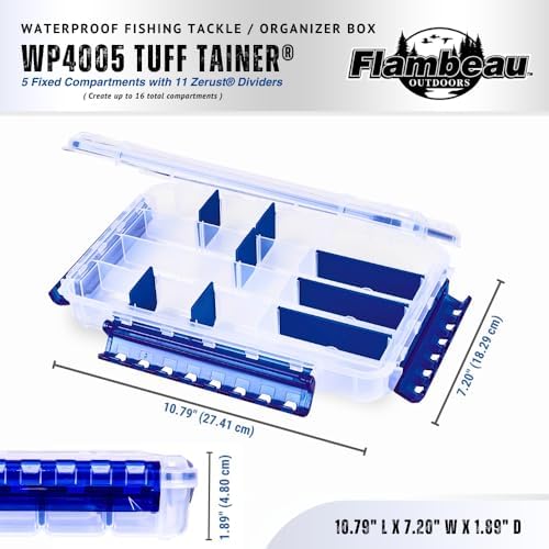 Flambeau Outdoors WP4005 Waterproof Tuff Tainer, 16 Compartments, Zerust - Image 3