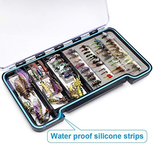 YZD Trout Fly Fishing Flies Collection 194/118/69 Premium Flies Dry Wet Nymph Streamers Fly Assortment with Fly Box Flyfishing Flys Lures Kits - Image 4