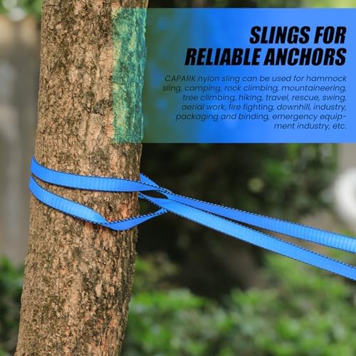 18MM Nylon Climbing Slings Runners 23 kN Strong Webbing Straps for Rock Climbing, Rappelling, Swing, Yoga Hammock etc - Image 6