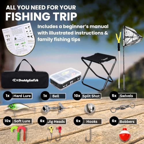 Kids Fishing Pole for Boys, Girls & Youth Age, Toddler Fishing Pole Set Kit - Image 2