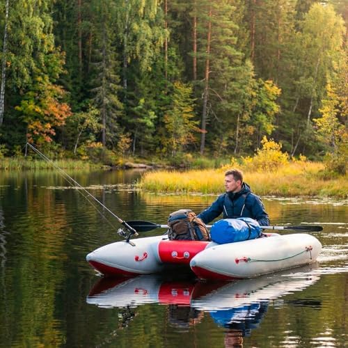 2 Pcs Fishing Rod Tube Holder for Inflatable Float, Adjustable - Image 6