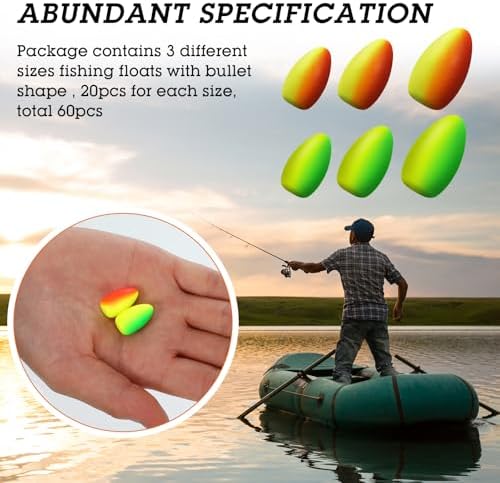 Skylety 60 Pcs Pompano rig Float Foam - Image 6