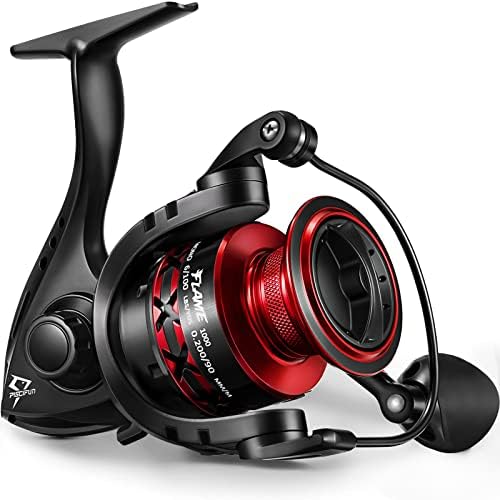 Piscifun Flame Spinning Reel, Lightweight, 22lb Max Drag, 9+1BB by Piscifun
