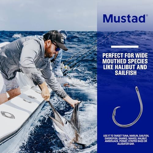 Mustad 39944 Demon Perfect Circle in-Line Wide Gap Fishing Hooks, Black Nickel, UltraPoint - Image 3