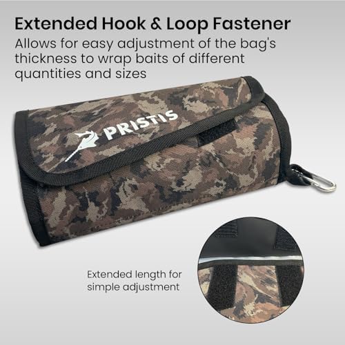 Pristis Fishing Soft Lure Storage Binder Bag, Bait Wallet Case Jungle Camo - Image 2