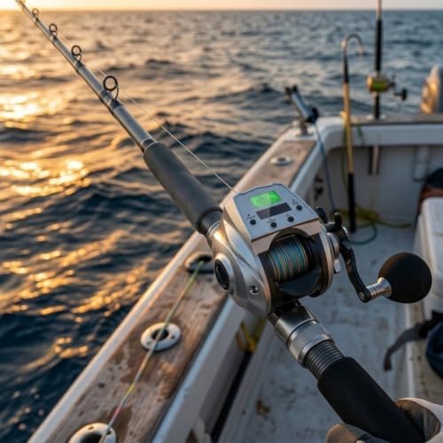 KX1200 Digital Fishing Reel, 6.3:1 Gear Ratio Electric Reel - Image 2