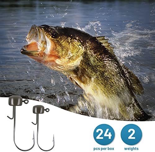 MadBite by KastKing Ned Rig Jig Heads for Soft Fishing Lure Kits - Image 4