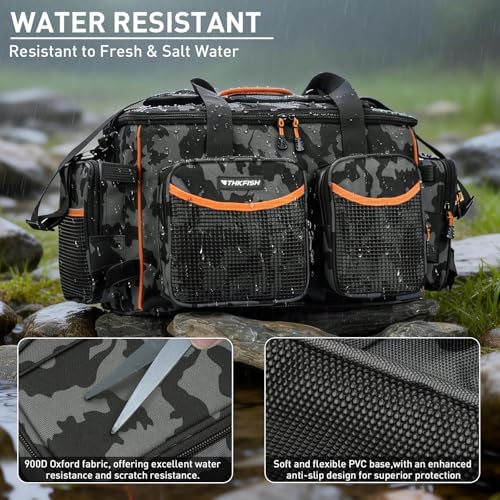 THKFISH Waterproof Large Fishing Tackle Bag for 3600/3700 Tackle Box - Image 2