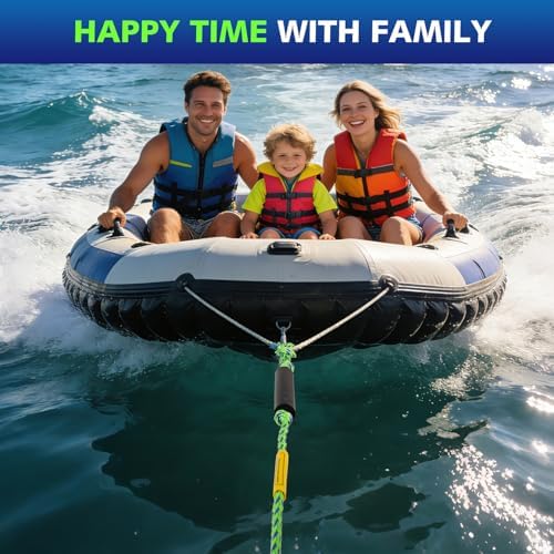 60FT 3-6K Boat Tow Rope for Tubing - Image 7