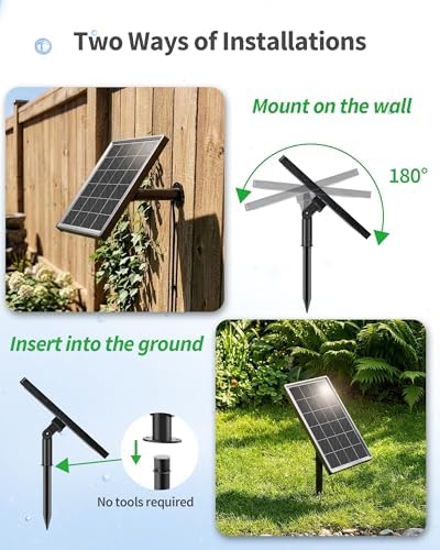 POPOSOAP 4W Solar Pond Lights with Remote Control, RGB Multi-Color Underwater Solar Lights with Timer & Memory Function for Pond, Fountain, Pool, Garden, Aquarium(3 Headlamp)-P64WC - Image 6