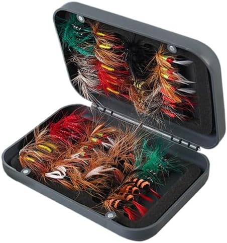 Genérico Lure - Assorted Baits with Hooks - Freshwater Lures with Magnetic Case | for Boats Ponds Lakes Piers Rivers Salt and Freshwater by Unknown