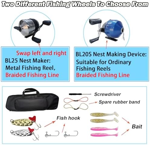 Catapult Fishing Rod, Heavy-Duty Durable Slingshot Fishing Pole for Freshwater & Saltwater, Portable Travel Lure Launcher, Great Outdoor for Anglers, - Image 4