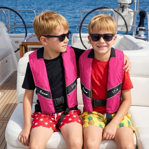 Automatic Inflatable Life Jacket, Preserver PFD for Kids,Life Vest for Kid,Supports Weight up to 160 pounds(YSH725) - Image 4