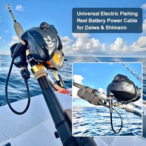 1.5FT Electric Fishing Reel Battery Cable for Daiwa Shimano Reels - Image 5