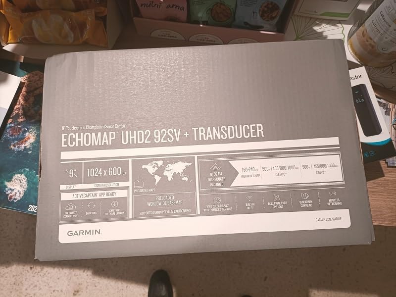 Garmin ECHOMAP UHD2 92sv with GT56 Transducer, 9" Touchscreen Chartplotter, Worldwide Basemap - Image 2