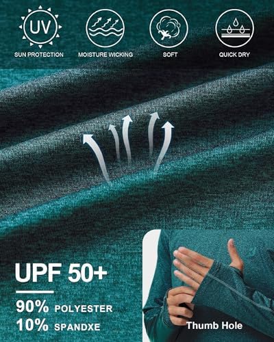 Roadbox Men's UPF 50+ Fishing Shirts, Long Sleeve UV Sun Protection Hoodie - Image 5
