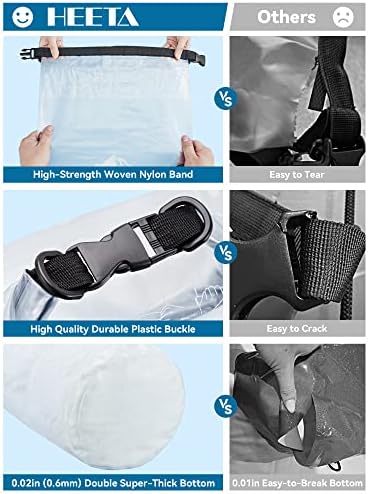 HEETA Dry Bag Waterproof Backpack with Phone Case 5L/10L/20L/30L/40L - Image 4