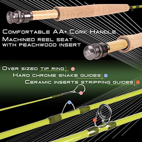 Maxcatch Ultra-Lite Fly Rod for Stream River Panfish/Trout Fishing 1/2/3 Weight and Combo Set Available - Image 3
