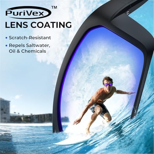 KastKing Huzzah Polarized Sport Sunglasses for Men and Women, Wrap Design - Image 2