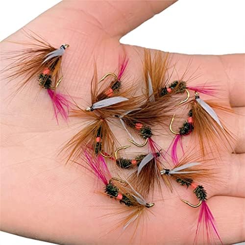 Fly Fishing Flies Kit 40/137pcs Dry/Wet Flies Assortment Nyphms Popper Streamer for Trout Bass Steelhead Fish+ Fly Box - Image 5