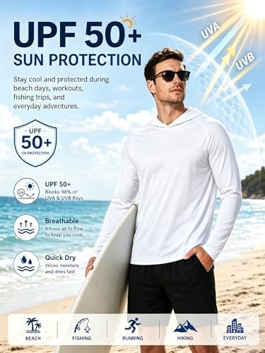 ZITY Men's Lightweight Pullover Hoodie UPF 50+ Fishing Shirts Sweatshirt - Image 3