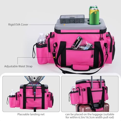 Goture Pink Fishing Rod and Reel Combos with Cooler Tackle Bag,6FT-9FT - Image 4