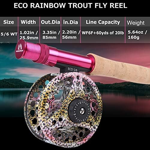 Maxcatch Women's Elegant Pink Fly Fishing Rod: 2/5-weight with Rod Tube - Image 3