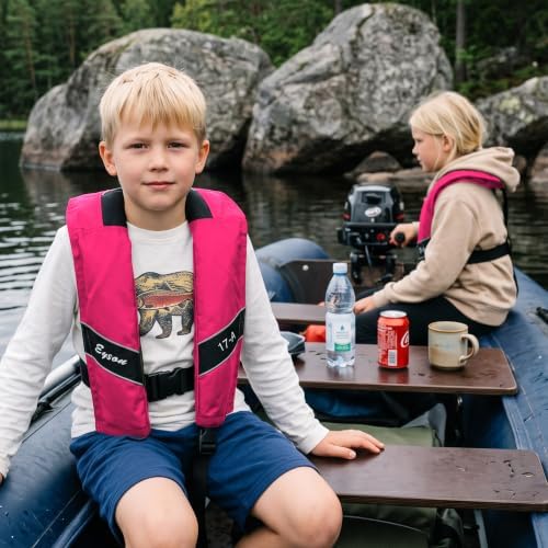 Automatic Inflatable Life Jacket, Preserver PFD for Kids,Life Vest for Kid,Supports Weight up to 160 pounds(YSH725) - Image 6