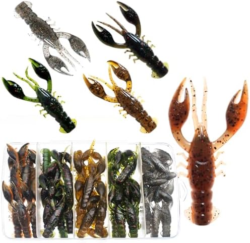 Senko Worms 40/133Pcs Fishing Soft Plastic Bait Bass Fishing Lures by Gefischtter