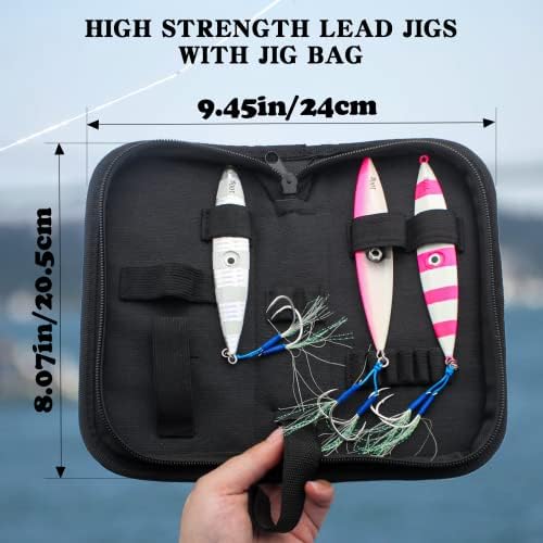 Vertical Jig Fishing Lures Saltwater Jigs Spoon Metal Design Tuna Baits - Image 5
